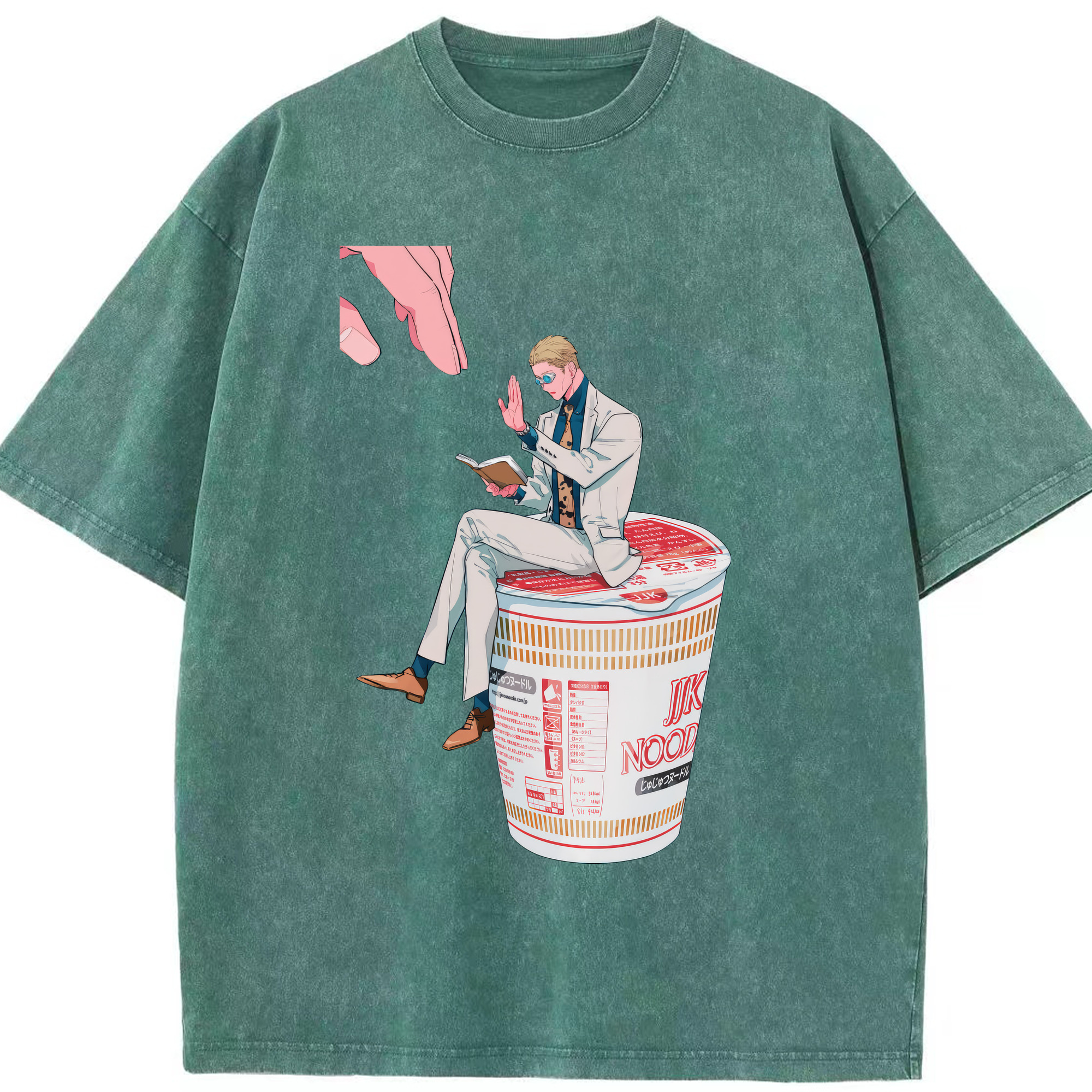 （画像用） 呪術廻戦 Jujutsu Kaisen 綿100% ヴィンテージ風 半袖Tシャツ（フロントプリント）